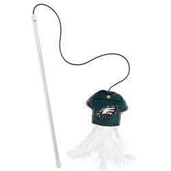 PHILADELPHIA EAGLES TEAM JERSEY WAND WITH CAT NIP