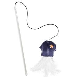 HOUSTON ASTROS TEAM JERSEY WAND WITH CAT NIP