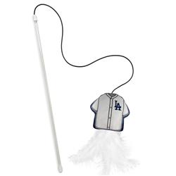 LOS ANGELES DODGERS TEAM JERSEY WAND WITH CAT NIP