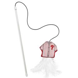 PHILADELPHIA PHILLIES TEAM JERSEY WAND WITH CAT NIP