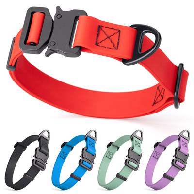 BioThane Dog Collar with Stab-Lock Quick Release Buckle
