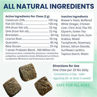 Under the Weather Allergy & Itch Soft Chew 60ct