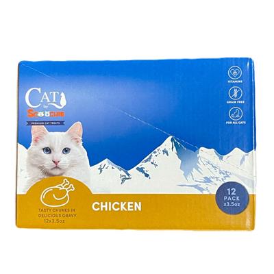 Cat by Scoochie Cat Food 3.5 Ounce Pouch - Chicken