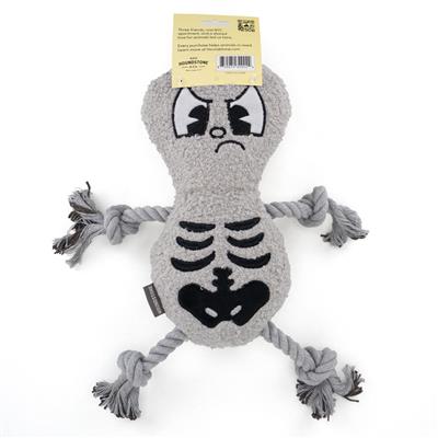 Houndstone Boneyard Buddy 2 Faced Skeleton w/ Squeaker