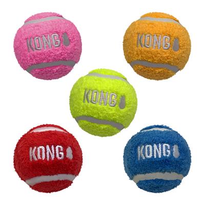 KONG® Sport® Softies Balls Dog Fetch Toy Assorted Small 3pk