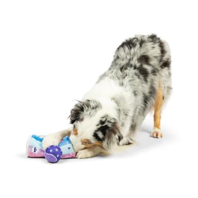 Squeak 'n Peek Puppi Pop Grape Dog Toy
