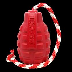 USA-K9 Grenade Rubber Dog Chew Toy | K9 Handler Reward Toy | USA Made