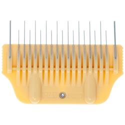 6mm Yellow Wide Glide Skip Tooth Comb Attachment by PetStore.Direct