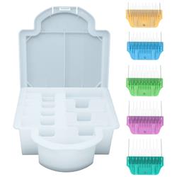 5pc Wide Glide Skip Tooth Comb Attachment Set by PetStore.Direct
