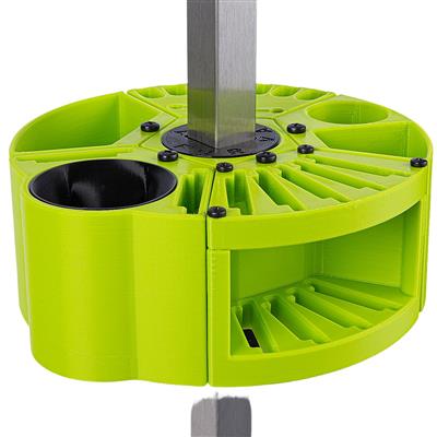 Houndabout Round Tool Caddy Lime Green by Vanity Fur
