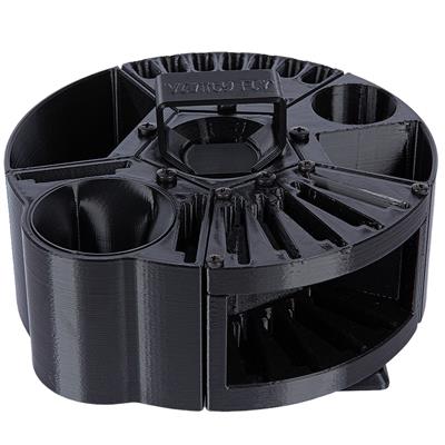 Houndabout Round Tool Caddy Black by Vanity Fur
