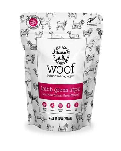 Woof Lamb Green Tripe Topper 6.3oz