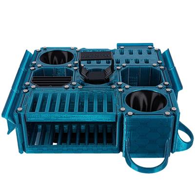 Custom Cube Tool Caddy Jolly Blue by Vanity Fur