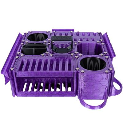 Custom Cube Tool Caddy Jolly Purple by Vanity Fur