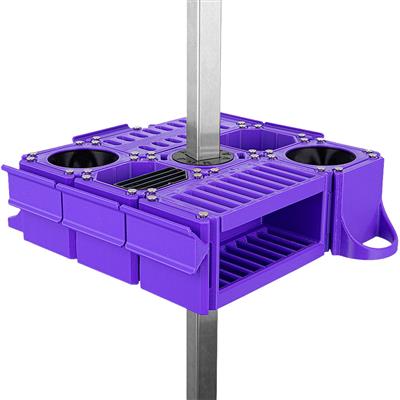 Custom Cube Tool Caddy Purple by Vanity Fur