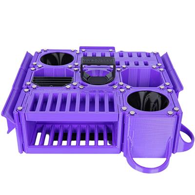 Custom Cube Tool Caddy Purple by Vanity Fur
