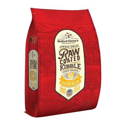 Stella & Chewys Dog Kibble - Raw Coated Chicken 22Lbs