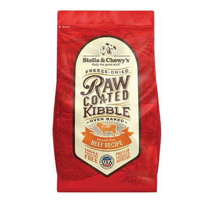 Stella & Chewys Dog Kibble - Raw Coated Beef 3.5Lbs