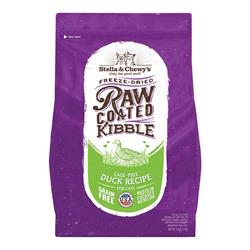 Stella & Chewys Cat Kibble - Raw Coated Cage Free Duck Recipe 5Lbs