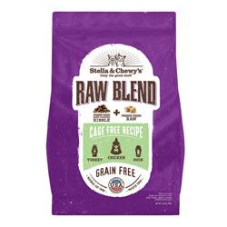 Stella & Chewys Cat Kibble - Raw Blend Cage -Free Poultry Recipe 5.0Lbs