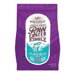 Stella & Chewys Cat Kibble - Raw Coated Wild -Caught Salmon Recipe 5Lbs