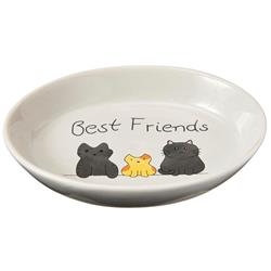 Spot Best Friends Oval Cat Dish 1ea/6 in