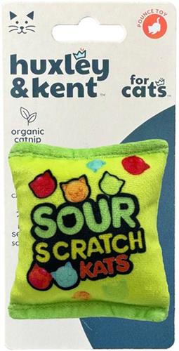 H&K C Sour Scratch Kats Organic Catnip Plush Crinkle