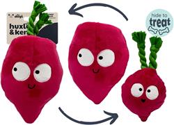 H&K Pop 'N Fetch D Beet Large Plush Squeak Crinkle