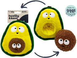 H&K Pop 'N Fetch D Avocado Large Plush Squeak Crinkle