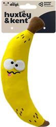 H&K Fetchies D Bruiser Banana Small Plush Squeak Crinkle