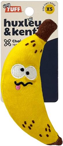 H&K Tiny Tuff D Banana Bruiser Plush Squeak Crinkle