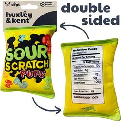 H&K Power Plush Dog Sour Scratch Small Squeak Crinkle