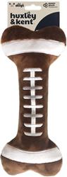 H&K Power Plush Dog Football Bone Large Squeak Crinkle