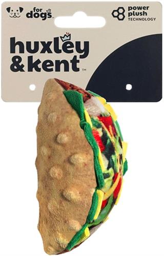H&K Power Plush Dog Taco Tuesday Small Squeak Crinkle