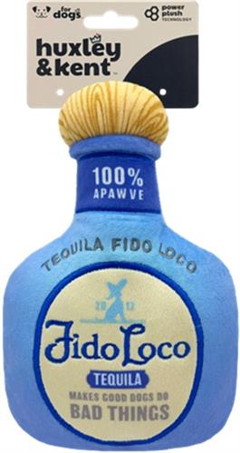 H&K Power Plush Dog Fido Loco Tequila Large Squeak Crinkle
