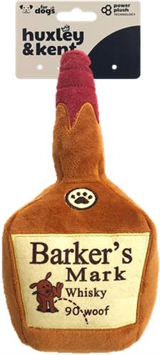 H&K Power Plush Dog Barker's Mark Large Squeak Crinkle