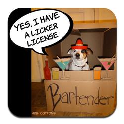 Licker License - Coaster