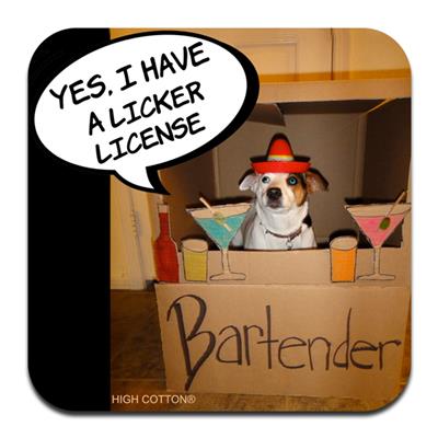 Licker License - Coaster