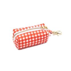 Dog Waste Bag Holders - Red Gingham