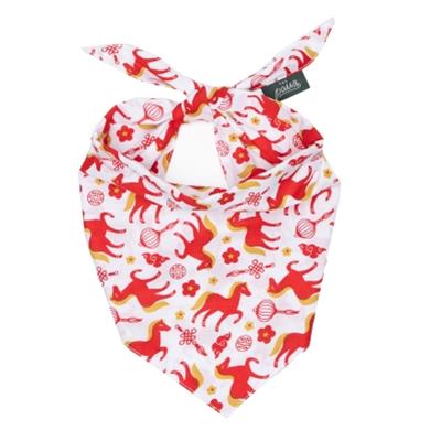 Fire Horse the Chinese New Year Dog Bandana