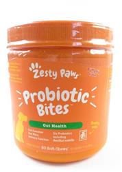 Zesty Paws Probiotic Bites Soft Chews – Pumpkin Flavor (90 ct)