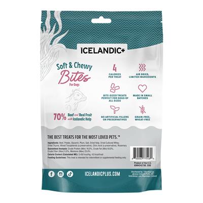 Icelandic Dog Beef & Plum Soft & Chewy Bites 2.82oz.
