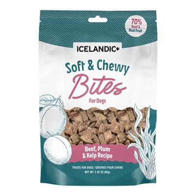 Icelandic Dog Beef & Plum Soft & Chewy Bites 2.82oz.