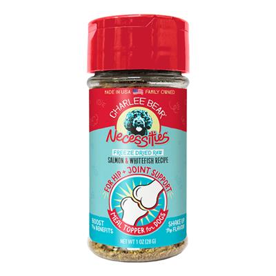 Charlee Bear Dog Necessities Salmon & Whitefish Recipe - Hip & Joint Topper 1oz.