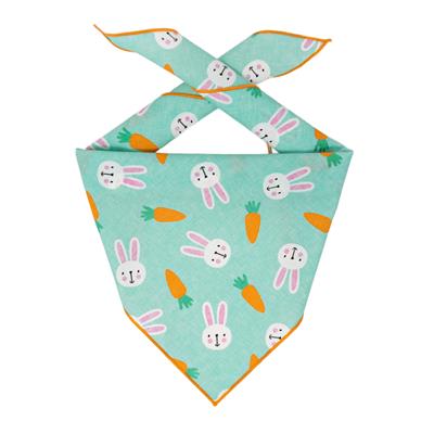 Easter Dog Bandana, Carrots, Bunnies, Spring Bandana