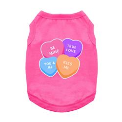 Conversation Hearts - Dog Shirt