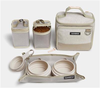 Bistro Box Dog Food Travel Kit - Small - Sand