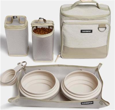 Bistro Box Dog Food Travel Kit - Large - Sand