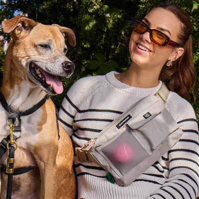 Dog Walk & Train Sling - Sand