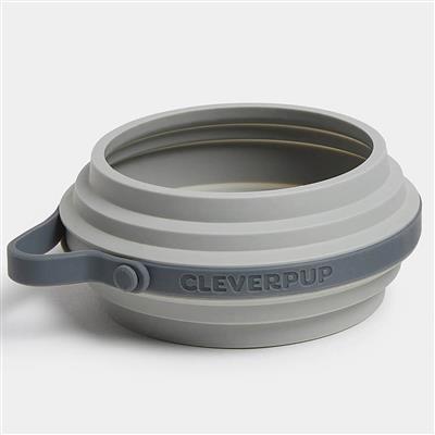Nomad Collapsible Dog Bowl - Small - Grey